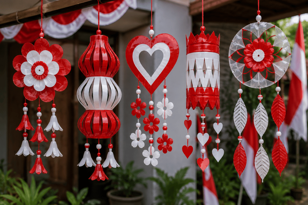 DIY Dekorasi 17 Agustus dari Galon Bekas 