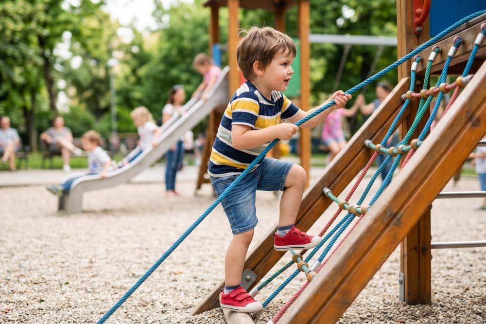 Hobi main di playground stimulasi untuk kecerdasan otak anak