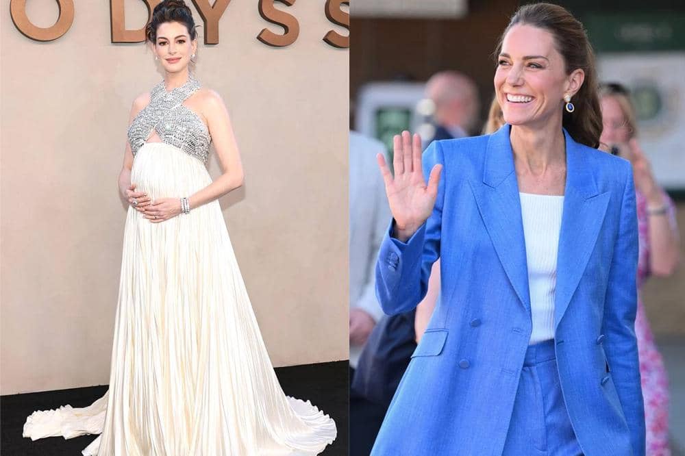 Hamil Anak Ketiga, Anne Hathaway Belajar Parenting dari Kate Middleton