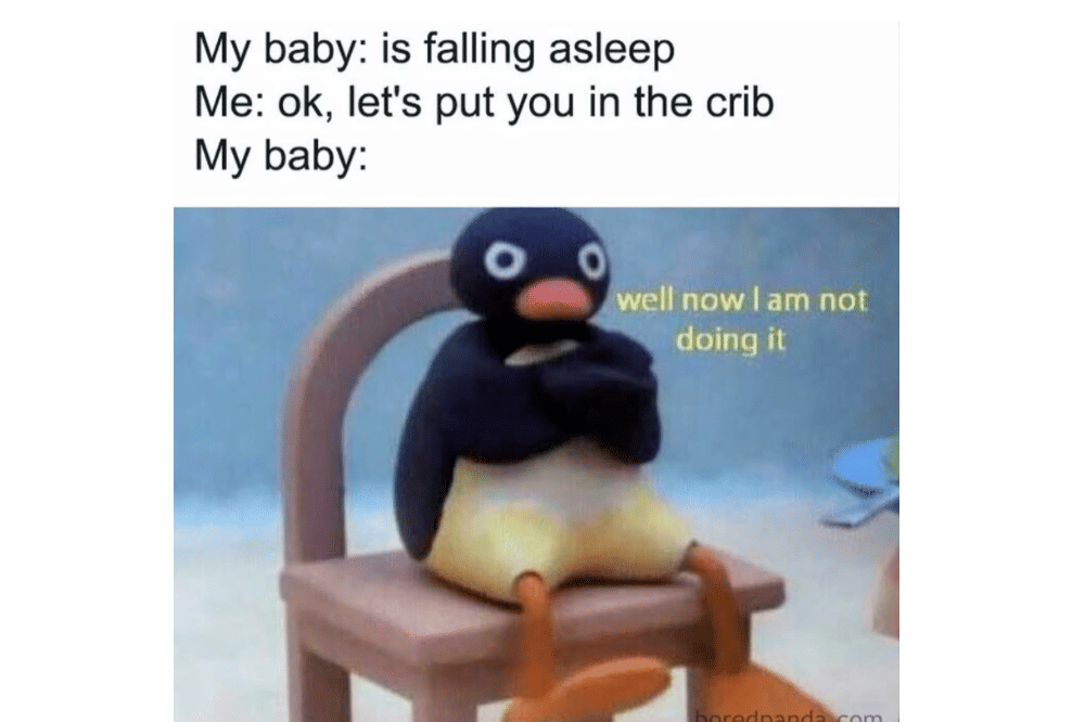Bayi menolak dipindahkan saat tidur
