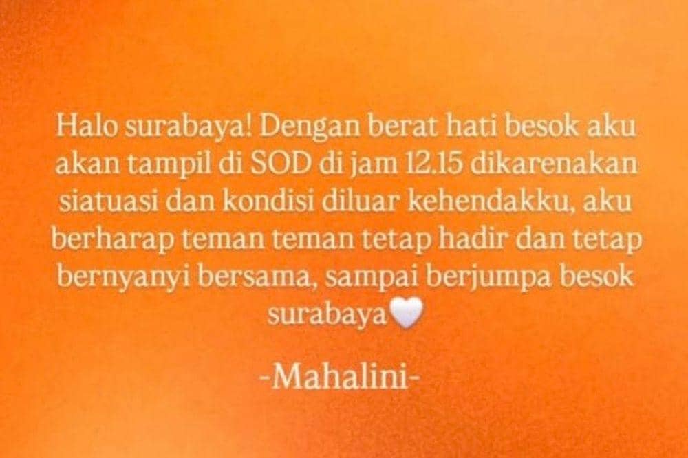 Mahalini rela ubah jadwal manggung 3
