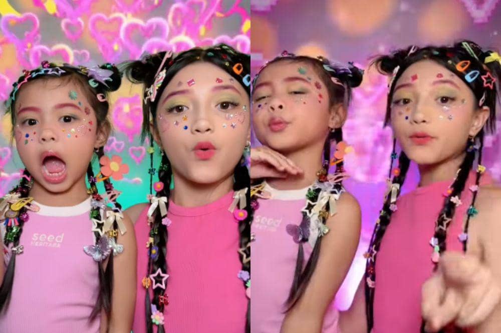 5 Gaya Ameena dan Arsy Hermansyah Tampil ala Naykilla, Colorful Gemas!