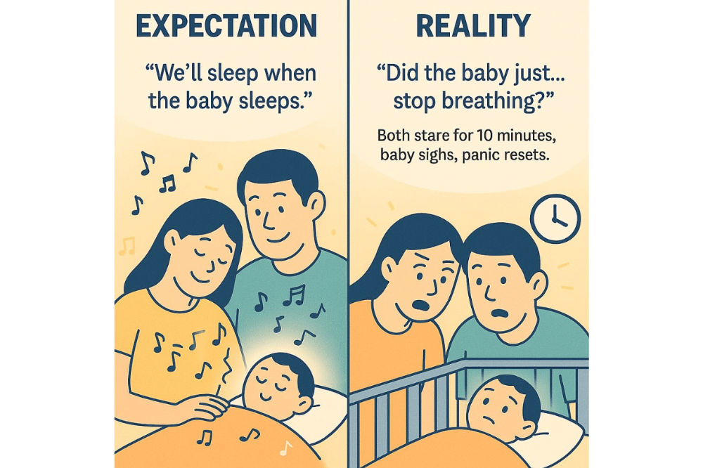 Tetap tidak bisa tidur saat bayi sudah terlelap