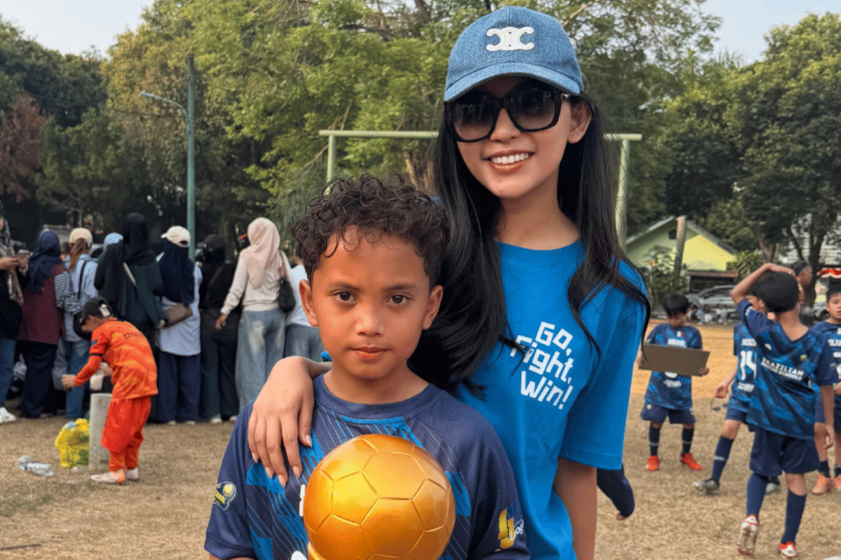 Momen Rachel Vennya Dukung Xabiru Juara 1 di Indonesia Junior League!
