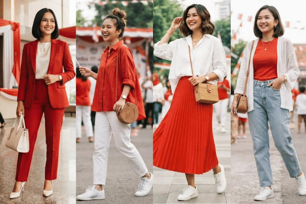 7 Inspirasi Baju Warna Merah Putih untuk Rayakan Kemerdekaan