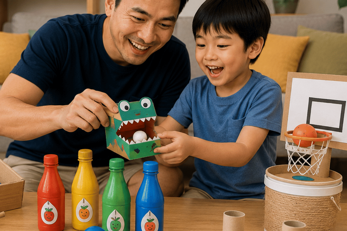 10 DIY Permainan Edukatif yang Bisa Dibuat Bersama Papa!