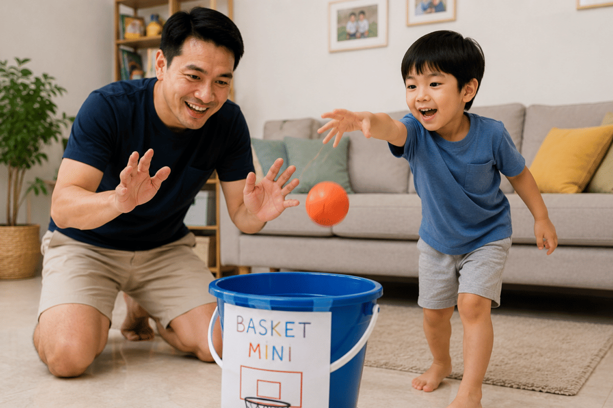 Ember bekas dapat dijadikan sebagai ring bola basket mini