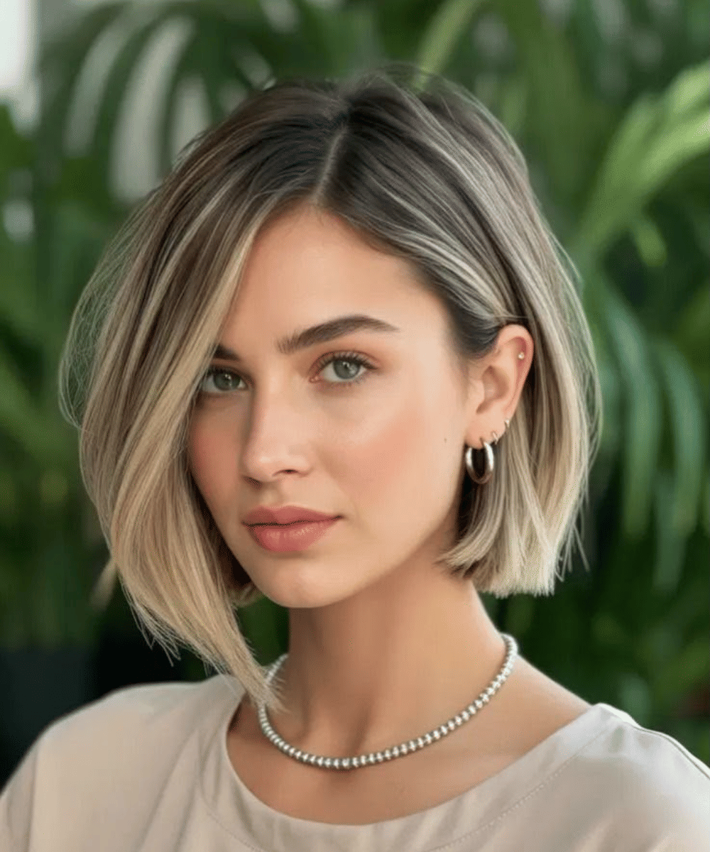 Asymmetrical bob yang modern