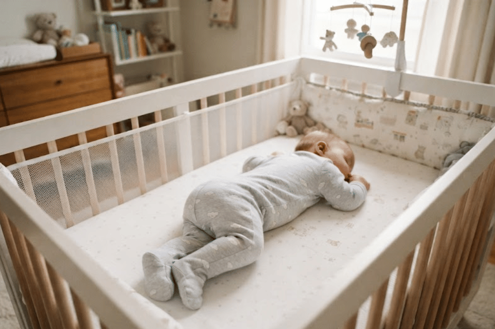 Normalkah jika bayi berkeringat saat tidur meski sudah pakai AC?