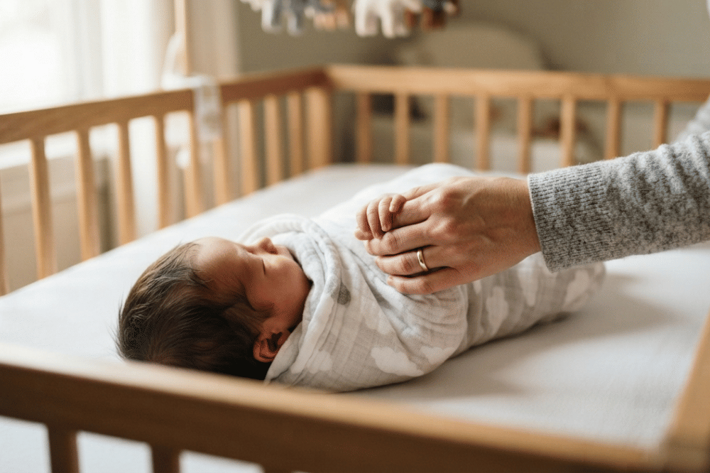 Normalkah jika bayi berkeringat saat tidur meski sudah pakai AC?