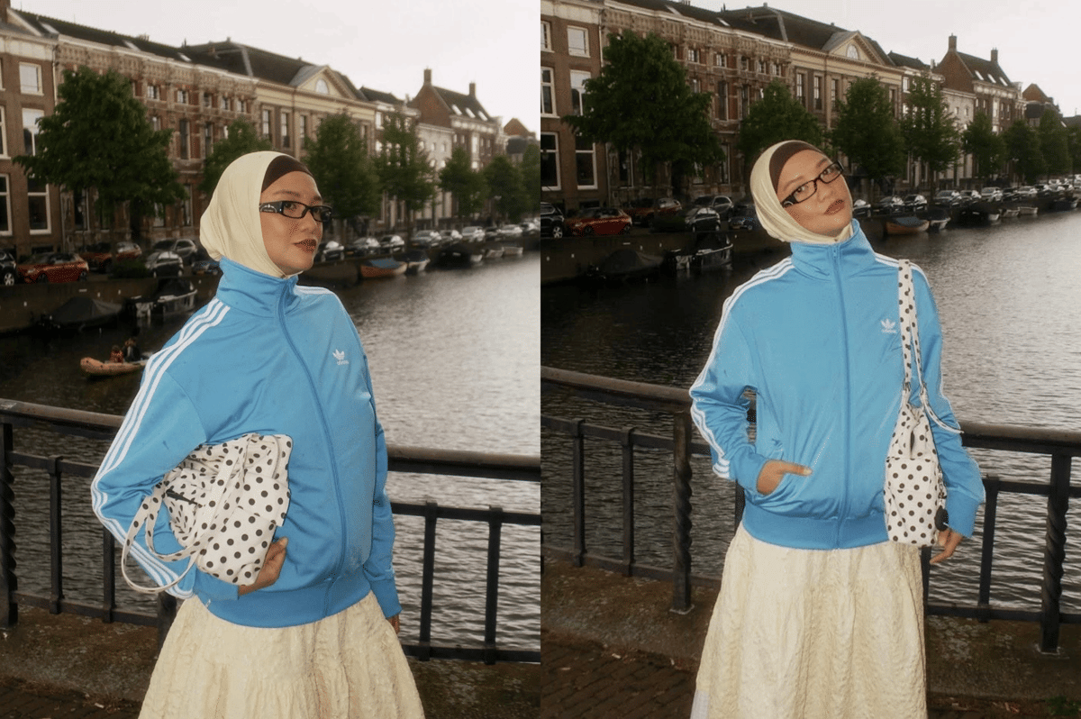 Gaya hijab warna warni ala Sarah Azka (3)