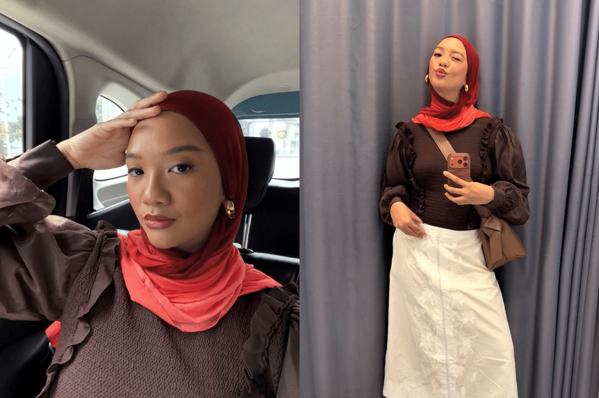 Gaya hijab warna warni ala Sarah Azka (7)