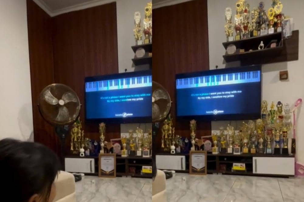 Ashrenia Syeikha anak berbakat bernyanyi mengoleksi lebih dari 55 trofi