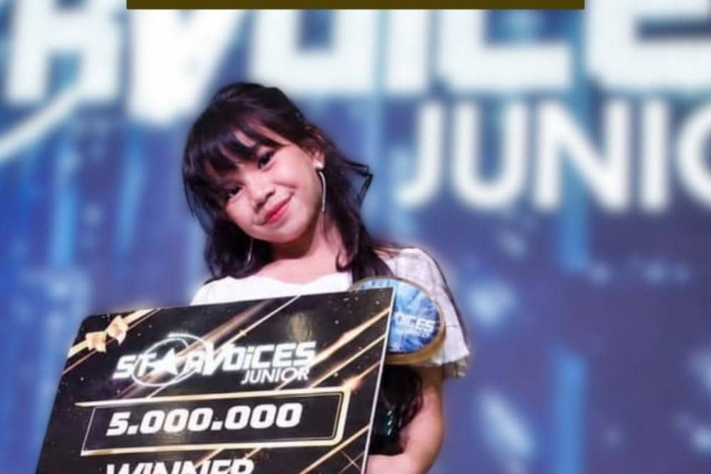 Ashrenia Syeikha anak berbakat bernyanyi pemenang utama StarVoices Junior 2026