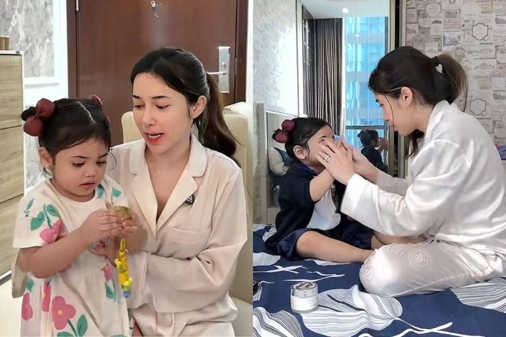Momen Dilan Janiyar Siapkan Hayza ke Sekolah, Bikin Gemas!