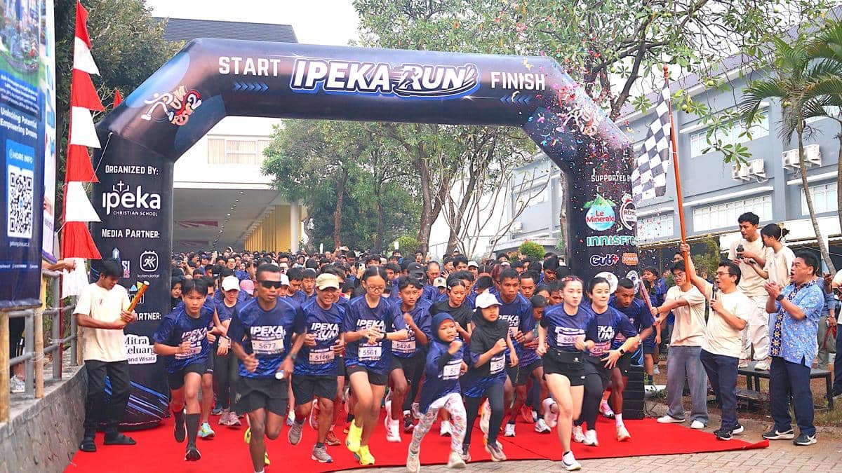 Bawa Gaya Hidup Sehat, 5K Fun Run di Grand Wisata Diikuti 700 Peserta