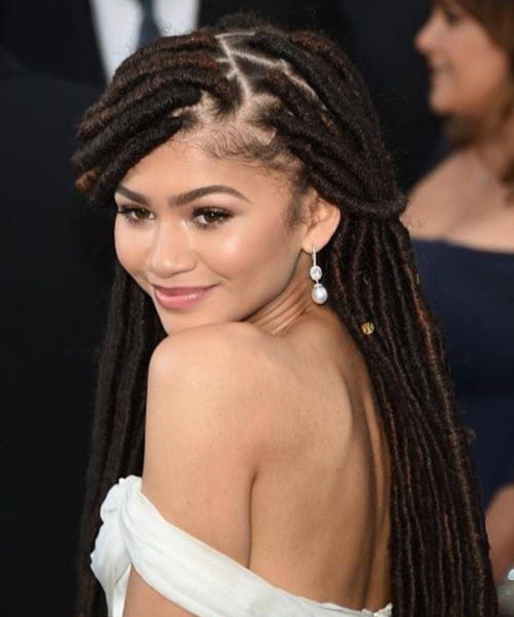 rambut zendaya oscars dreadlocks