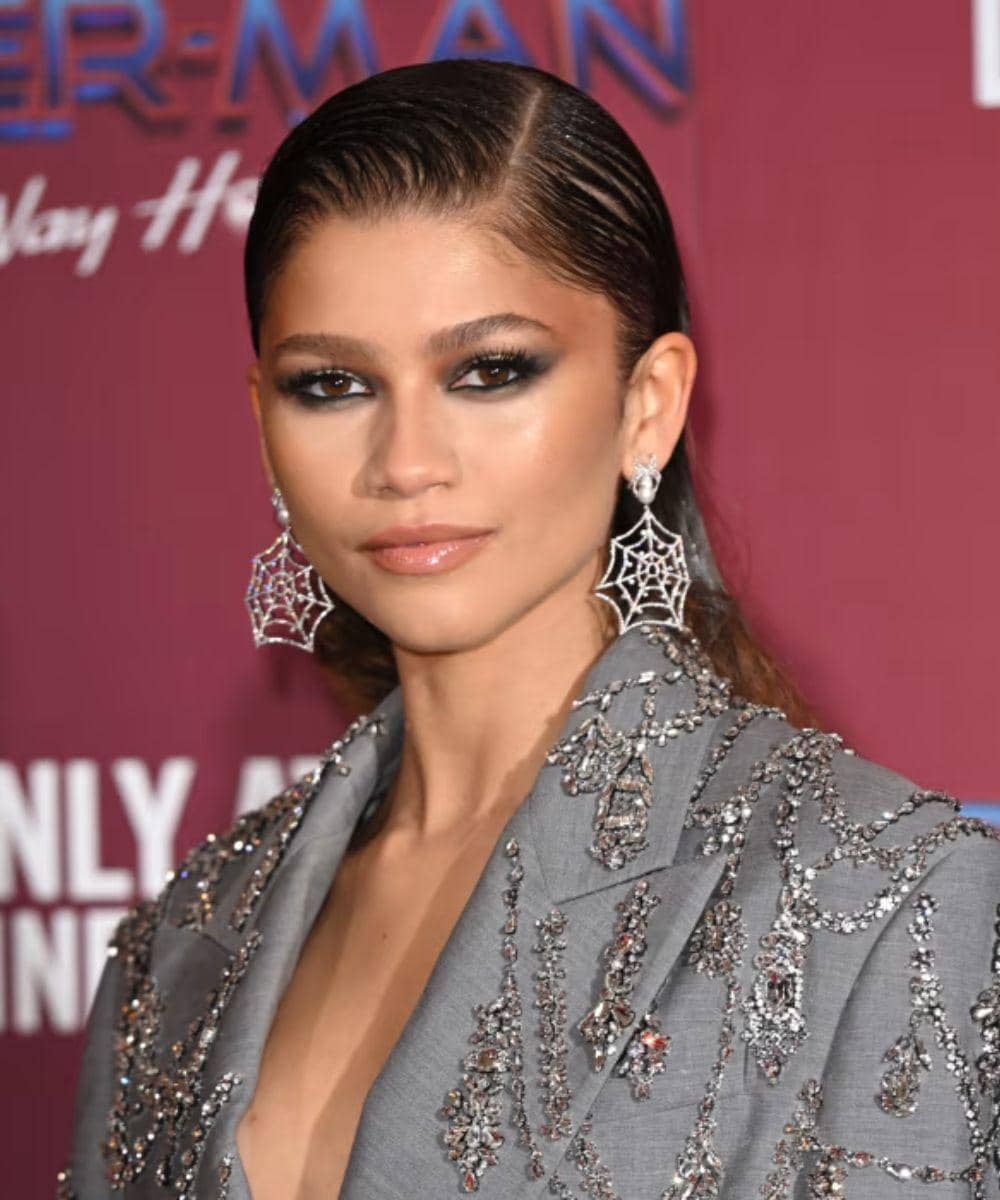rambut zendaya wet hair