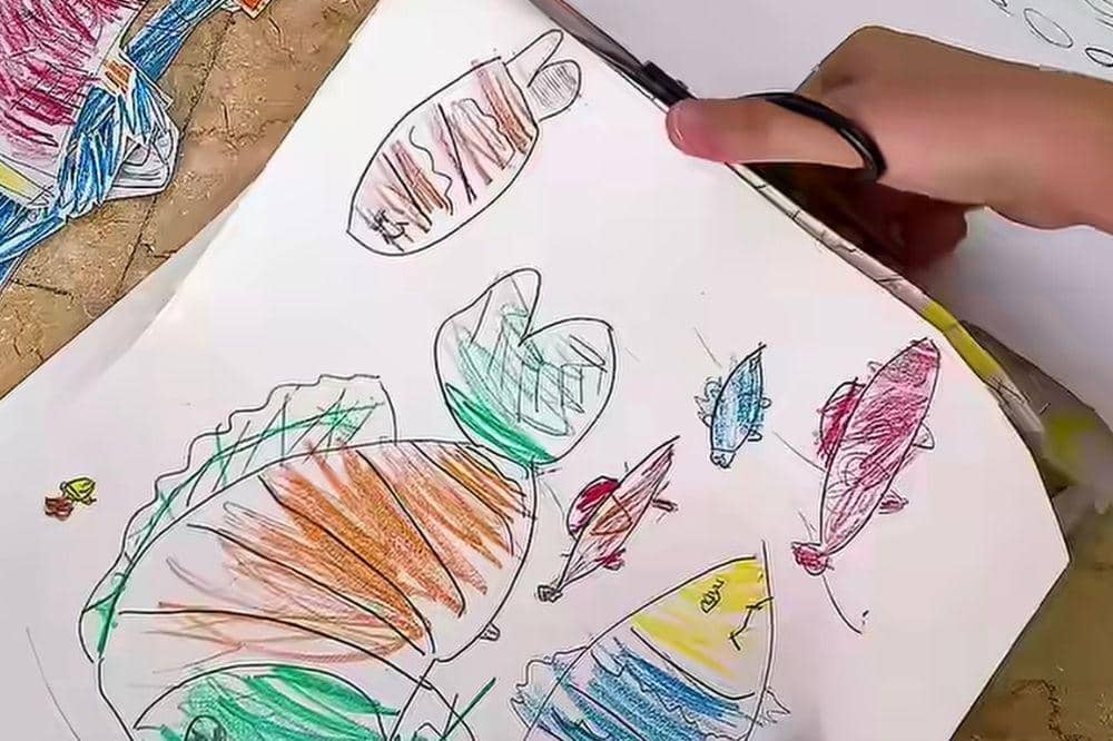 Putri Titian ubah gambar anak jadi hiasan dinding 1
