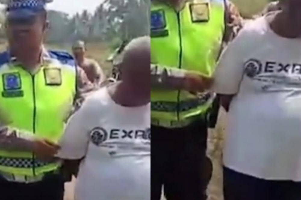 Viral balita di LamTim dilempar batu ODGJ dibawa oleh Kasatreskrim Lampung Timur