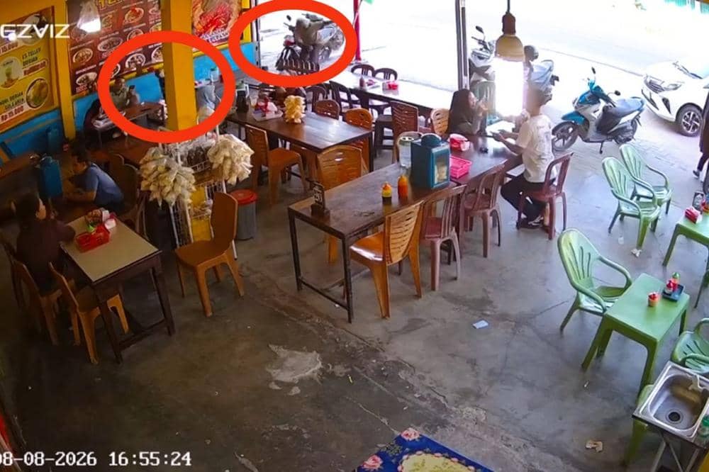 Viral terekam CCTV balita di LamTim dilempar batu ODGJ