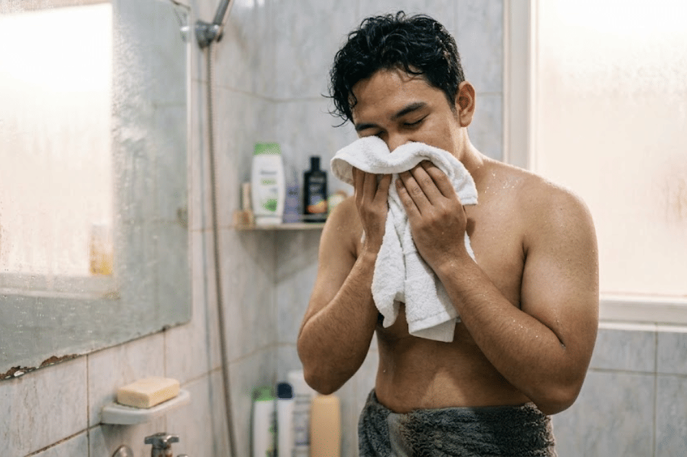 Malas mengganti handuk mandi