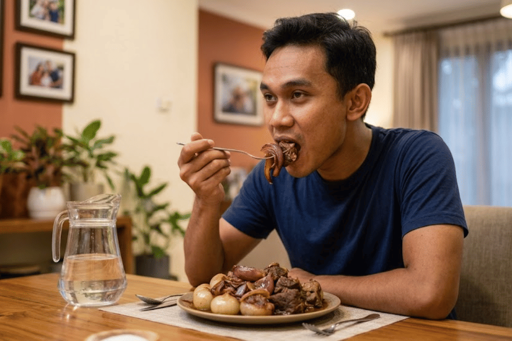 Suka mengonsumsi makanan pemicu bau