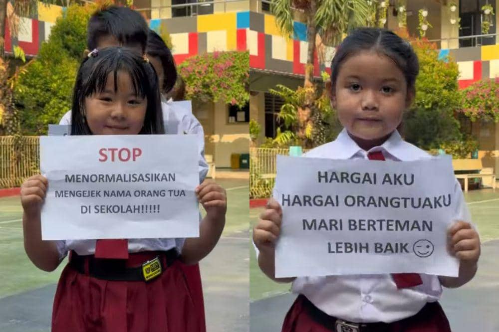 Viral! Ajakan Siswa SD Stop Normalisasi Ejekan Nama Orangtua di Sekolah