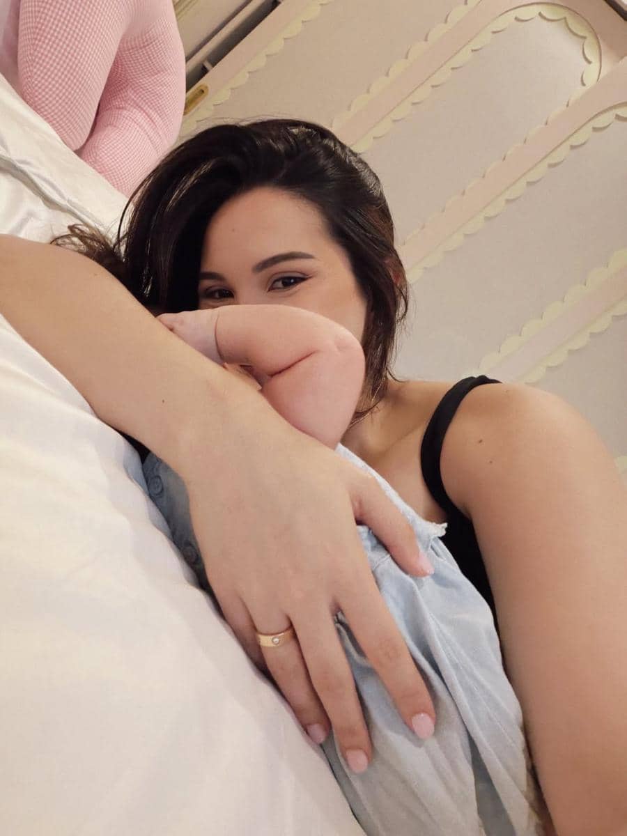 Alyssa Daguise rayakan 3 bulan Soleil Zephora Ghazali