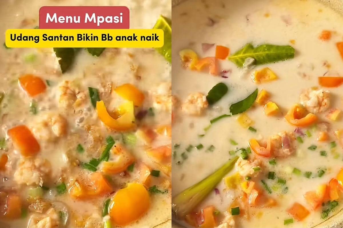 Resep Udang Kuah Santan untuk MPASI, Menu Gurih untuk Bayi