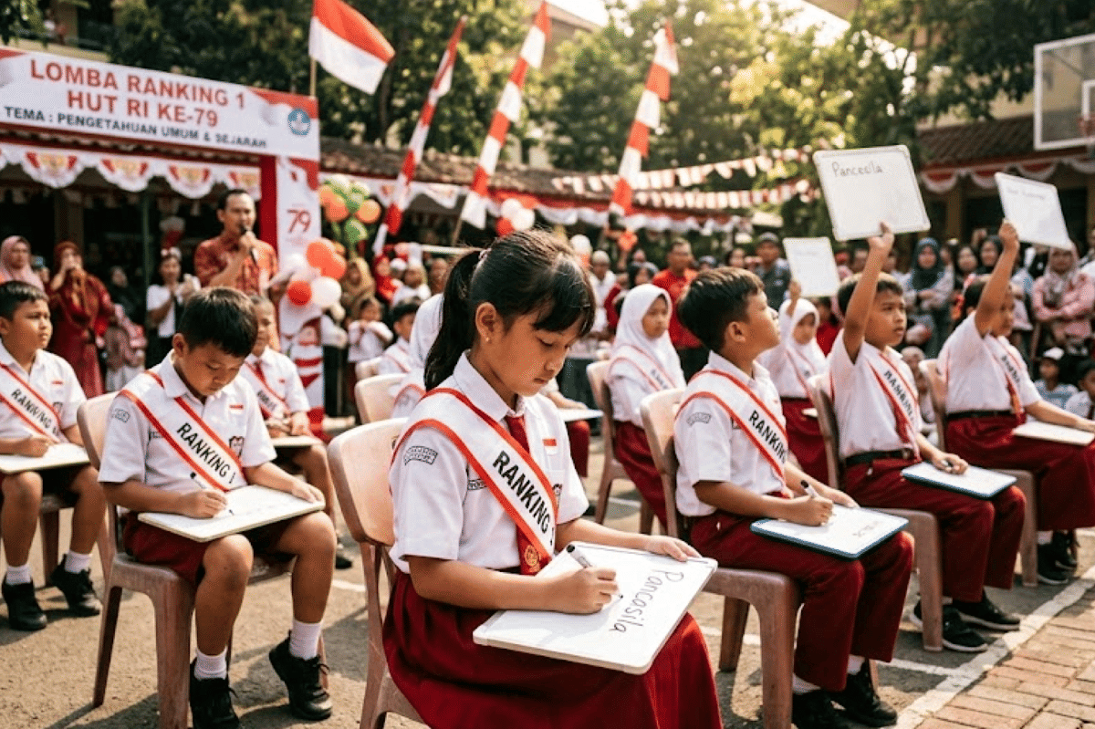 Lomba ranking 1 bertujuan untuk menguji pengetahuan anak