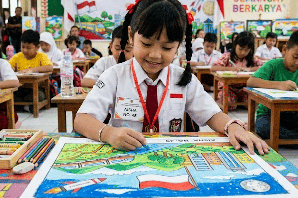 Lomba mewarnai dapat mengasah kreativitas anak
