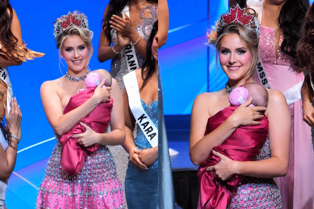 Miss Universe Canada Gendong Bayi saat Final Walk, Torehkan Sejarah Baru