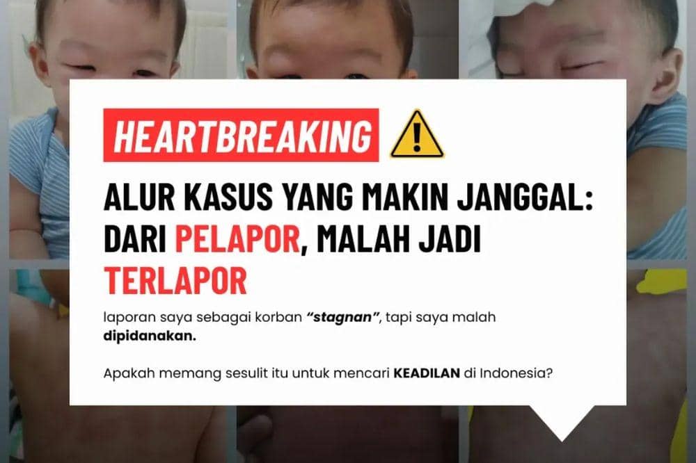 dari pelapor menjadi terlapor