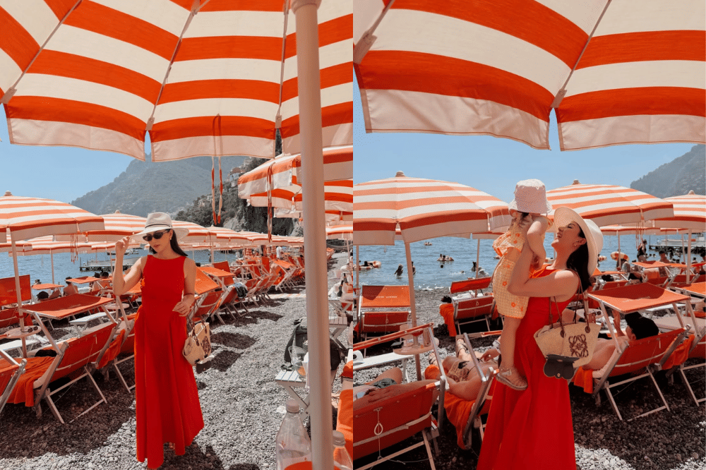 Jessica Mila tampil stunning dengan gaun merah merona