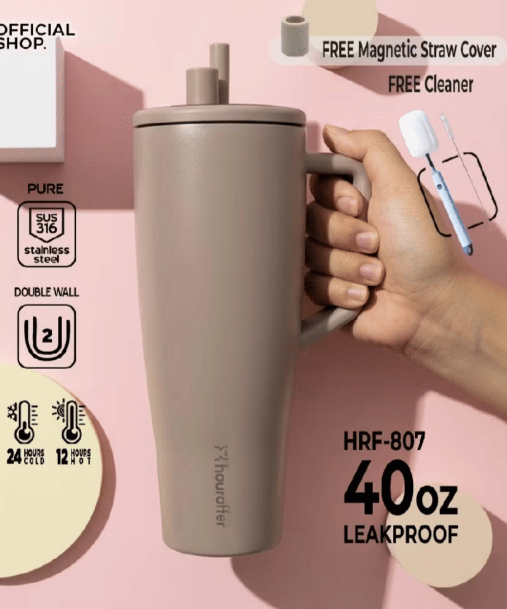 Tumbler warna cokelat