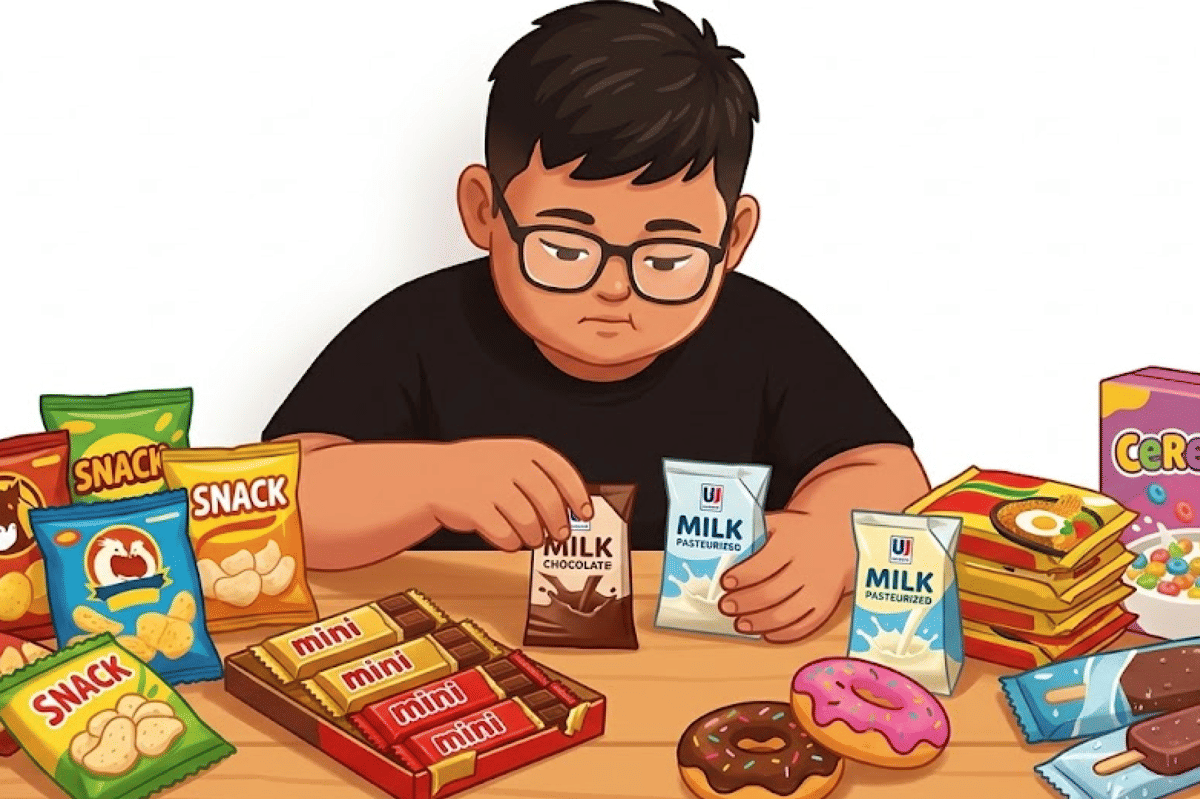 Dari kecil suka mengonsumsi makanan ultra-process food