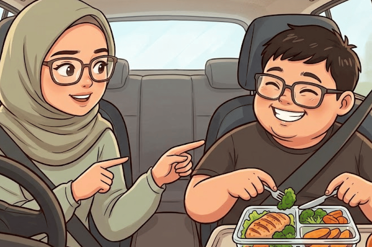 Mama dan Farhan berjuang untuk menurunkan berat badan