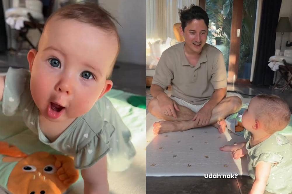 Lucunya Kaia Meniru Suara Batuk Nino Fernandez, Usil ke Sang Papa