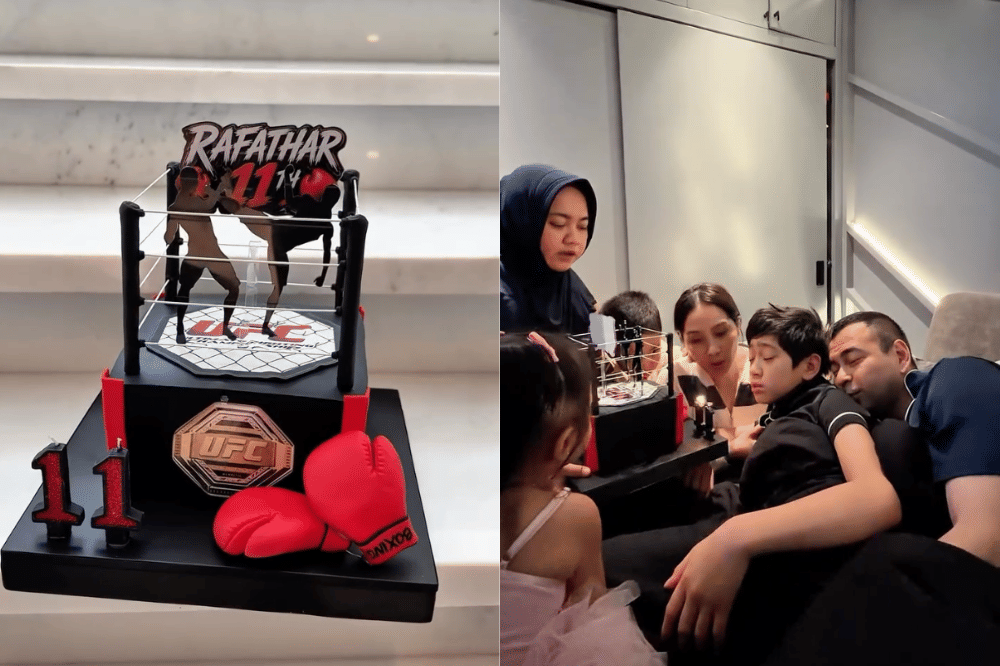 Potret ultah Rafathar 3 