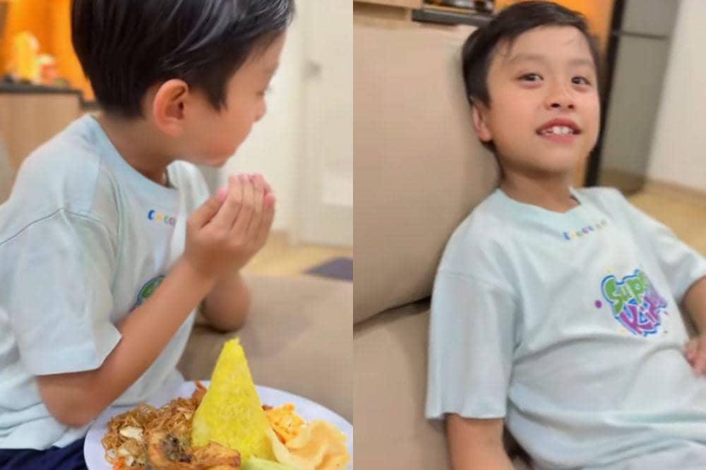 Momen Ulang Tahun Natsuki di Indonesia, Dibuatkan Nasi Tumpeng