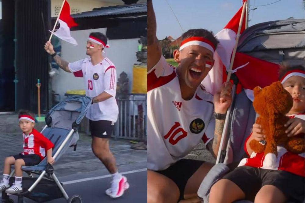 Jennifer Bachdim dan Keluarga Lari 1,78 Km 2