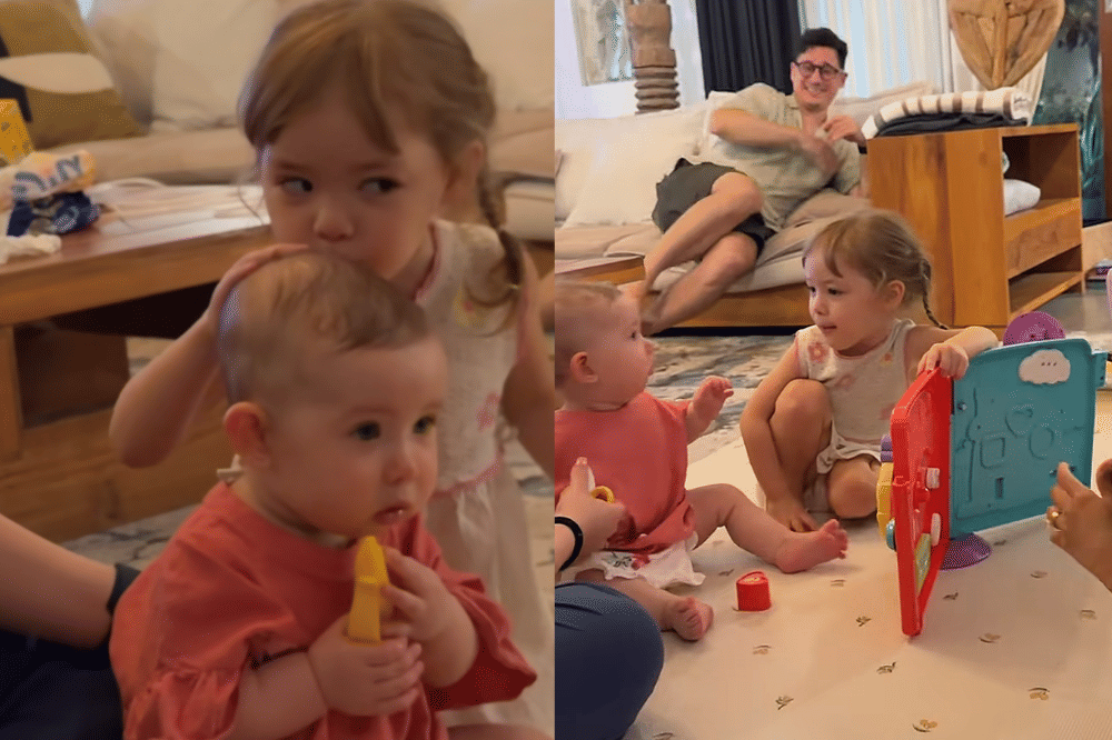 7 Foto Keseruan Kaia dan Kamari Playdate, Penuh Interaksi Gemas