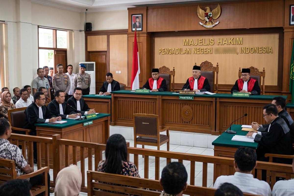 Sidang perdana kasus daycare Little Aresha
