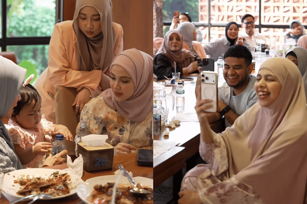 Momen gender reveal anak kedua Miskah Shafa