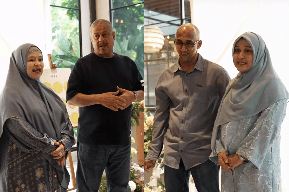 Momen gender reveal anak kedua Miskah Shafa