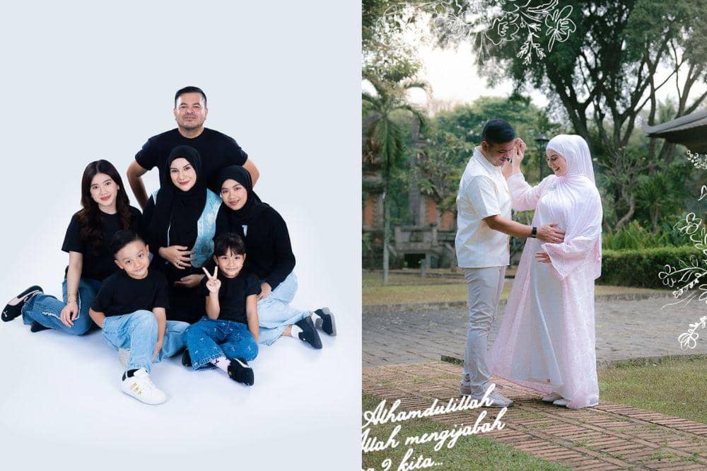 7 Foto Maternity Irish Bella Bersama Keluarga, Kompak dan Bahagia