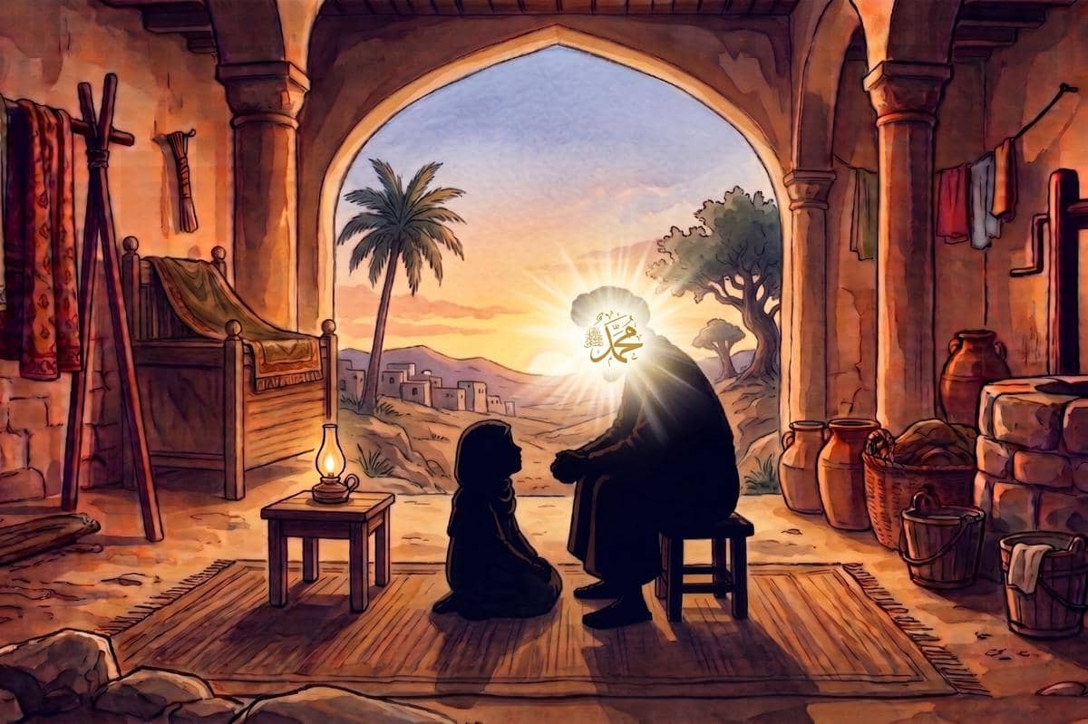 Kisah Nabi Muhammad dan anak perempuannya Fatimah Az-Zahra saat Rasulullah menegaskan Fatimah adalah bagian dirinya