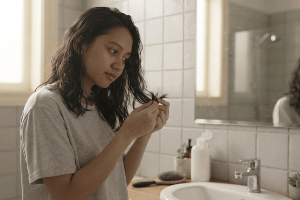 Zinc pyrithione dan niacinamide perkuat helai
