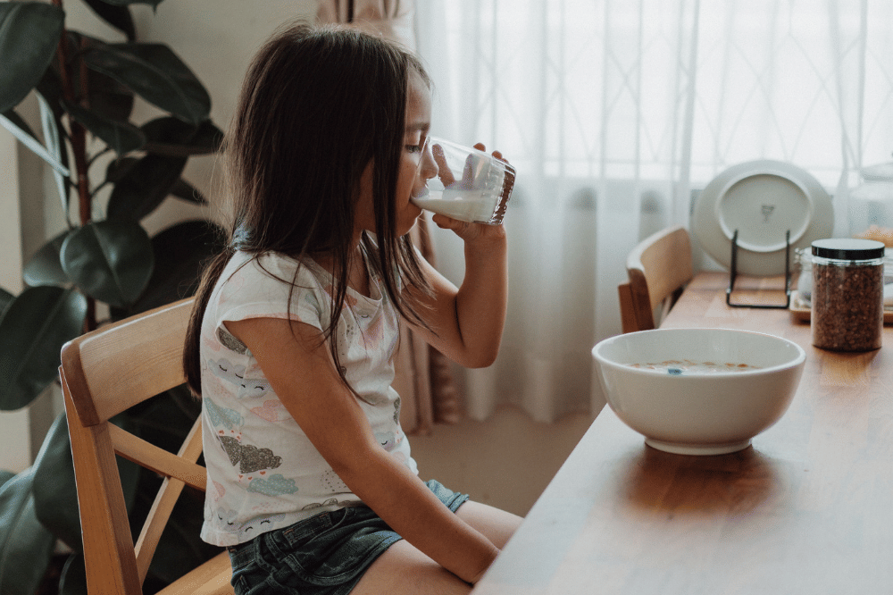 Buat jadwal minum susu yang teratur